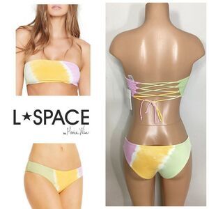 New. L*SPACE tie dye sunburst bikini. Small. Retails $187